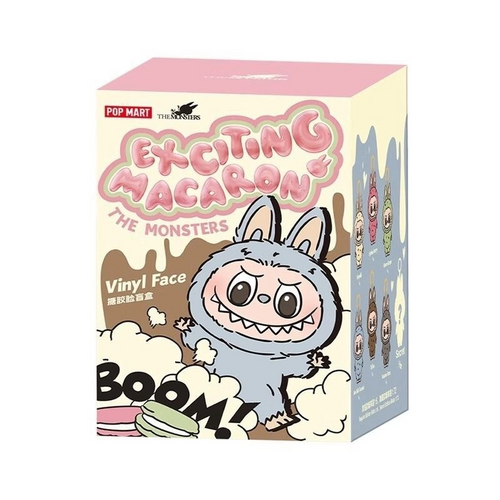 V1 POP MART LABUBU Heart-beating Macaron Vinyl Face Blind Box Toy - 15-17cm Gift Figure