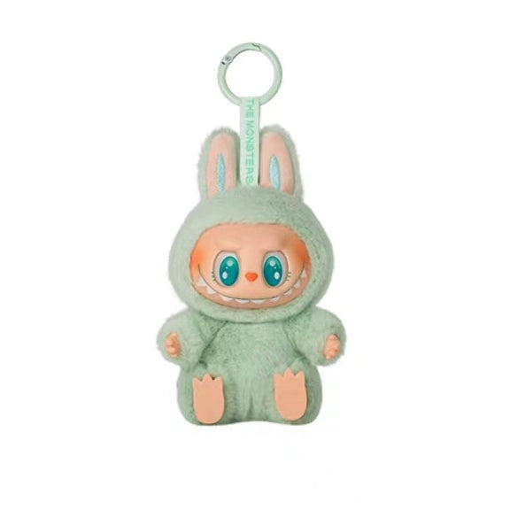 V2 POPMART LABUBU Sitting Party Vinyl Plush Keychain Series - 15 - 17cm Figure